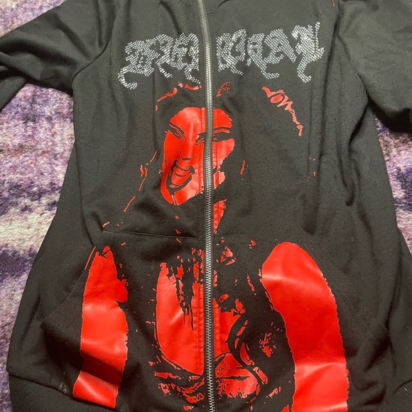 Y2k grunge hoodie - Picture 2 of 2